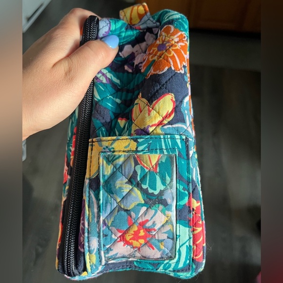 Vera Bradley Teal Floral Lunch Bag - Picture 5 of 9